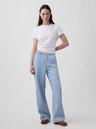 Low Rise UltraSoft Easy '90s Loose Stripe Jeans | Gap (US)