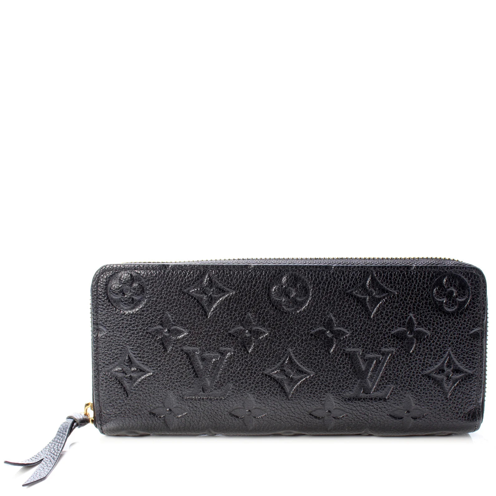 Clemence Wallet Empreinte Black | Keeks Designer Handbags