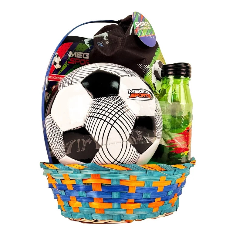 Boys Soccerball with Bag Prefilled Easter Basket, by Megatoys | Walmart (US)