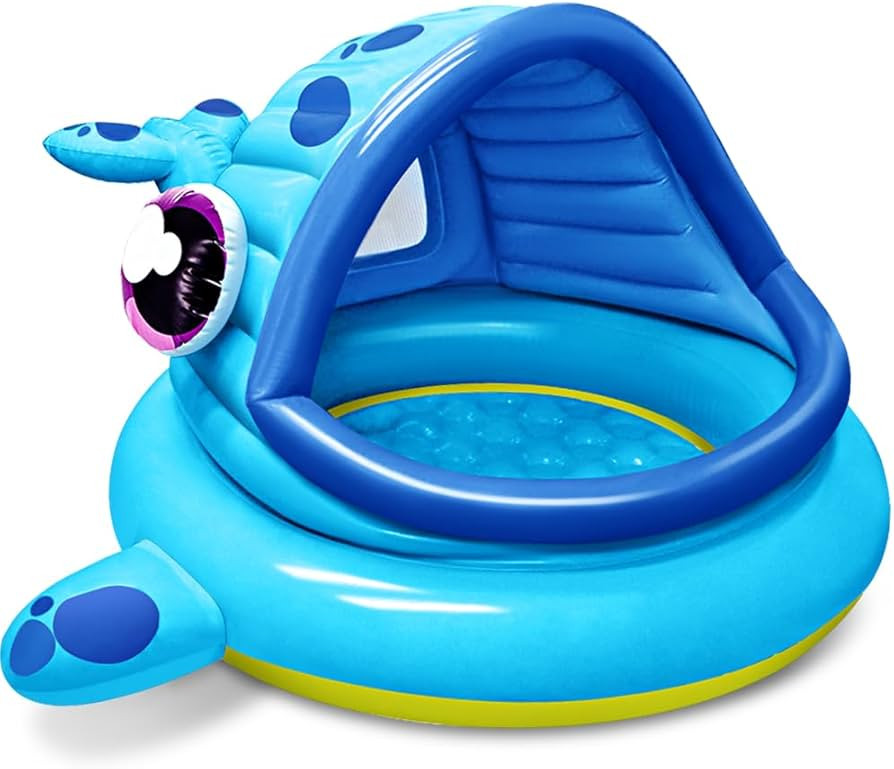 JOYIN Inflatable Shade Kiddie Pool,Whale Baby Pool Tent, Infant Swimming Pool for Kids （54" x 5... | Amazon (US)