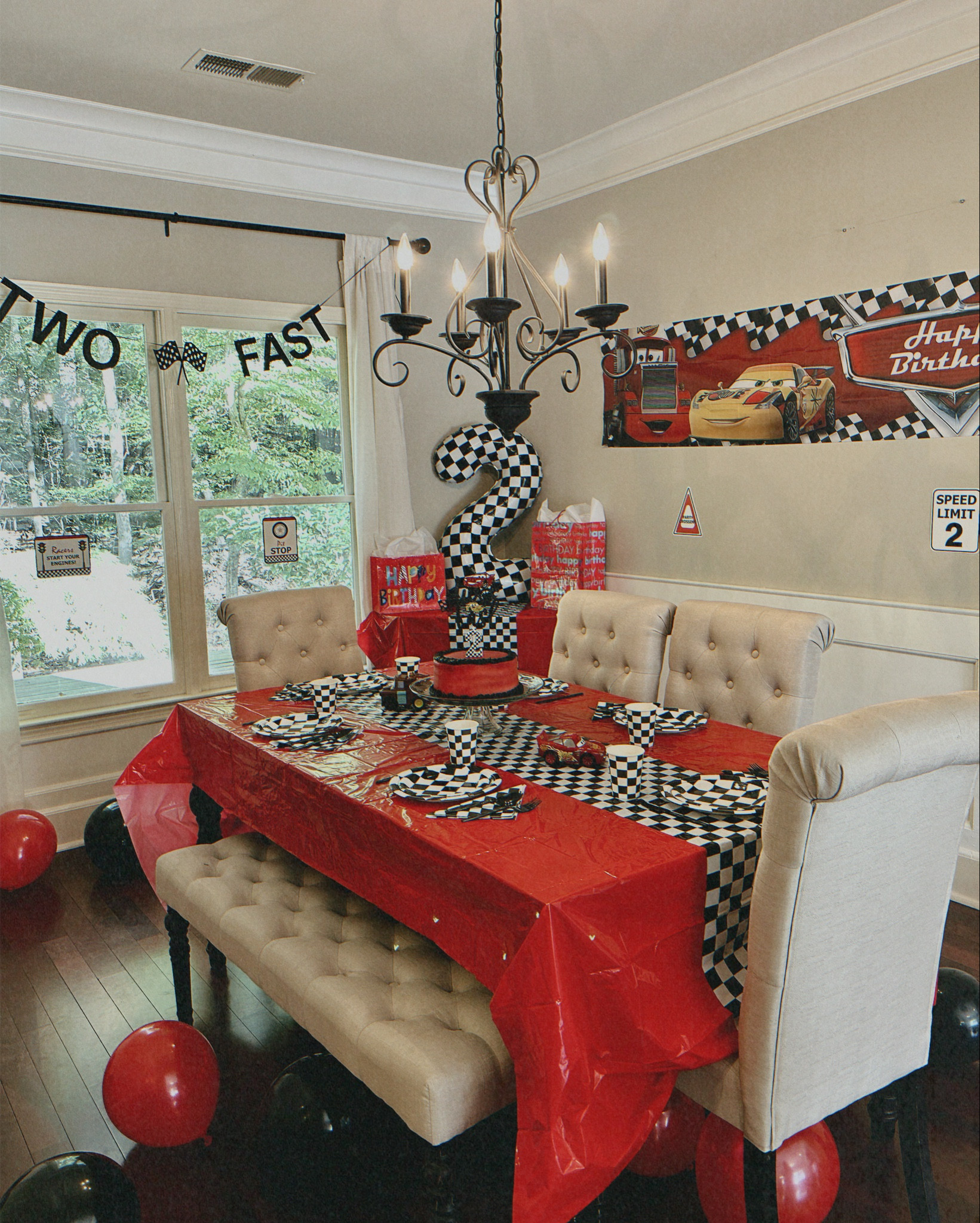 Cars themed 2nd birthday party decor. 

#LTKParties #LTKKids #LTKHome