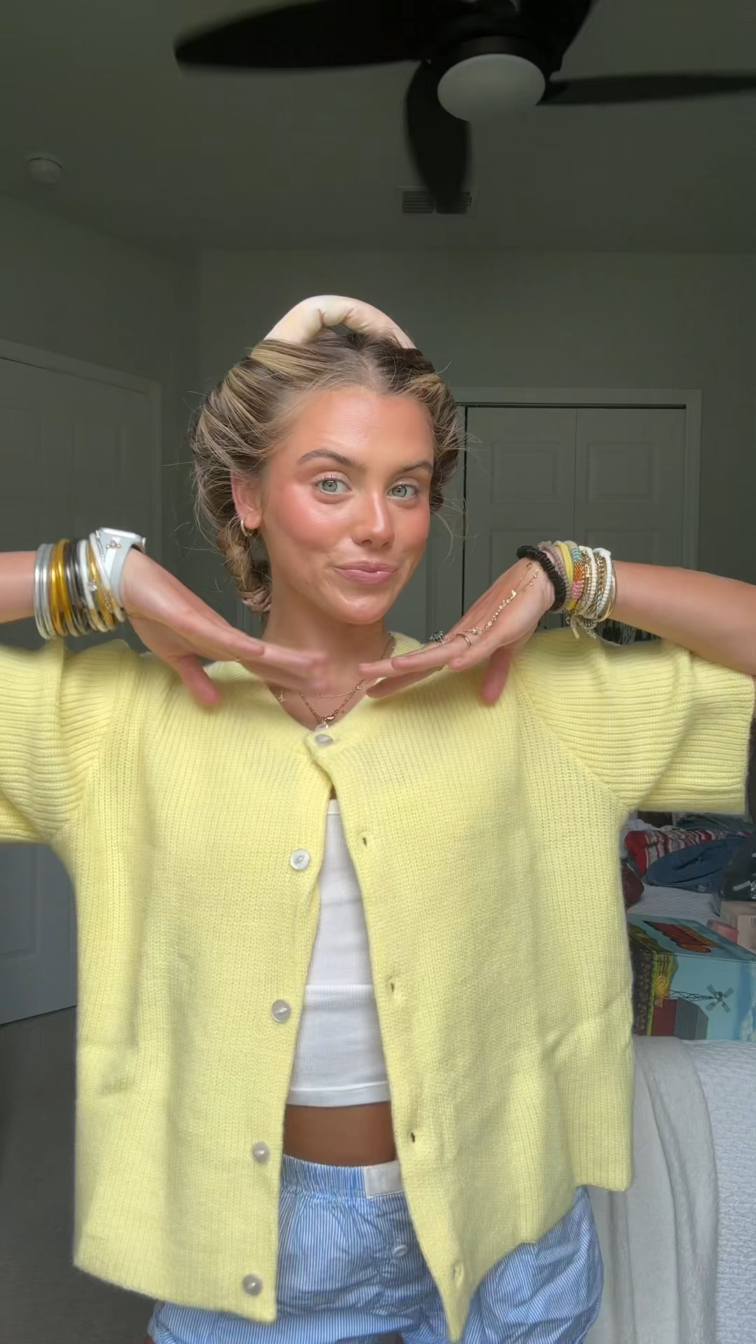 @mykitsch  can’t tell you the last time I curled my hair with a curling iron. MY GO TO. (Yes I fluffed the @diviofficial dry shampoo after seeing this lol)  + Kitsch Satin Heatless Curling Set - Heatless Hair Curlers to Sleep in - Heatless Curls Overnight - Heatless Curling Rod - No Heat Curls Overnight - Overnight Blowout Rods - Soft Hair Rollers. My greatest hair hack has got to be sleeping in a hair ribbon. This is what gives me my heatless hair curls. These curls are always bouncy, voluminous, shiny, and perfection that require absolutely zero heat, saving my hair on necessary, heat damage while still getting those desirable curls. I have lots of tutorials on how I put them in my hair saved my TikTok and Instagram @sloanevosen. TUTORIAL: https://www.tiktok.com/t/ZP8Y6b72q/ #hair #heatlesscurls #heatlesshair #heatlesswaves #hairstyles #hairhack #hairhealth #heatlesshairstyles #hairroutine #hairribbon #heatlesshaircurler  @divihaircare

#LTKFindsUnder50 #LTKgrwm #LTKBeauty