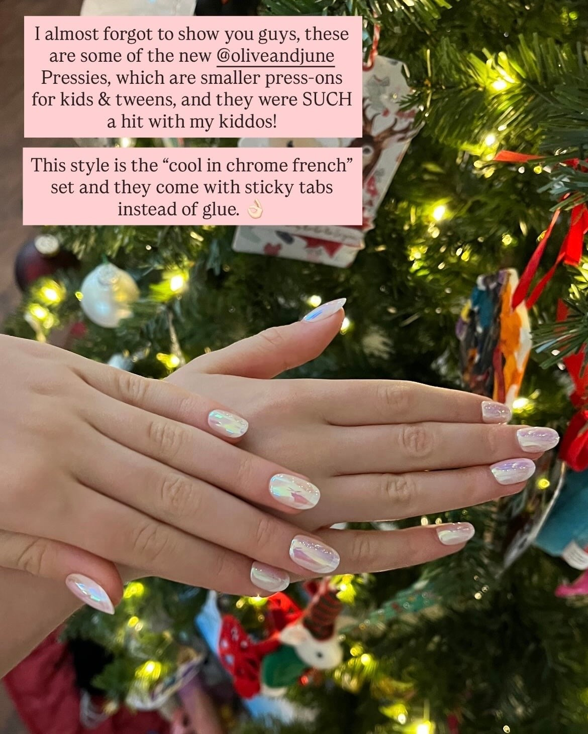 My kiddos loved these Olive & June Pressies (press-ons)! They’re sized for kids and tweens. 🥰

#nails #pressons #oliveandjune

#LTKBeauty #LTKKids