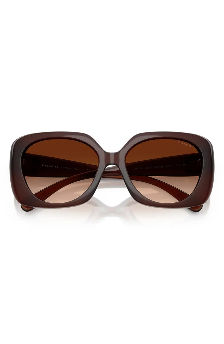 55mm Gradient Square Sunglasses | Nordstrom