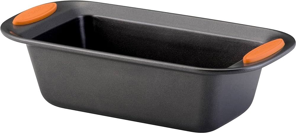 Rachael Ray Yum-o! Bakeware Oven Lovin' Nonstick Loaf Pan, 9-Inch by 5-Inch Steel Pan, Gray with ... | Amazon (US)