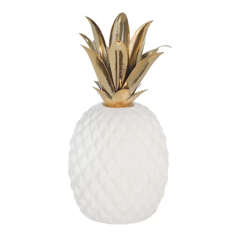 Trott Ceramic and Metal Pineapple | Wayfair North America