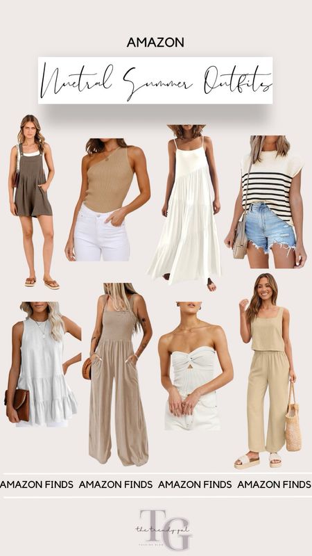 Amazon Neutral Summer Outfits!

#LTKFindsUnder50 #LTKStyleTip #LTKBeauty