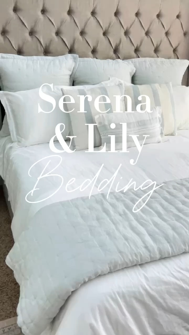 Serena and Lily Bedding! My linen quilt and euro shams are currently on sale! They add a dreamy touch to my bedroom and are super soft, high quality and the perfect shade of coastal blue!
12/7

#LTKStyleTip #LTKHome