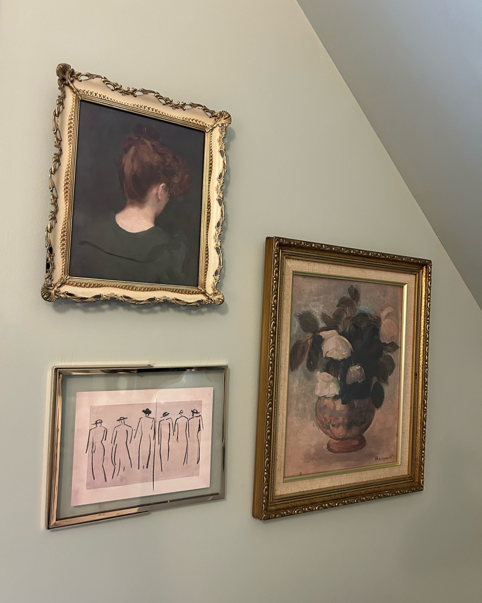 Working on installing a gallery wall in my bedroom. Found this set of 13 vintage inspired art prints on Amazon, they already come printed. Thrifted the frames from various thrift stores. Love these prints, highly recommend!! 🖼️ 

Amazon home decor, Wall Art, Gallery Wall, French Home Design 

#LTKHome