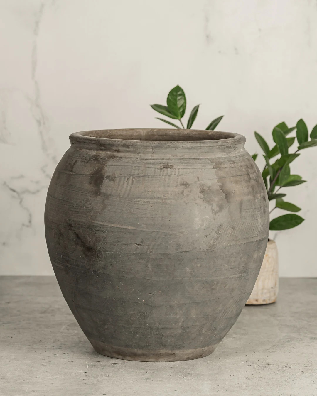 Vintage Grey Black Clay Wabi Sabi Pot G1 free Shipping - Etsy | Etsy (US)