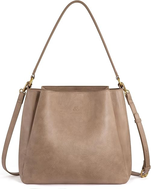 LOVEVOOK Hobo Bag for Women with Three Large Compartments Waterproof Shoulder Handbags Purse for ... | Amazon (US)