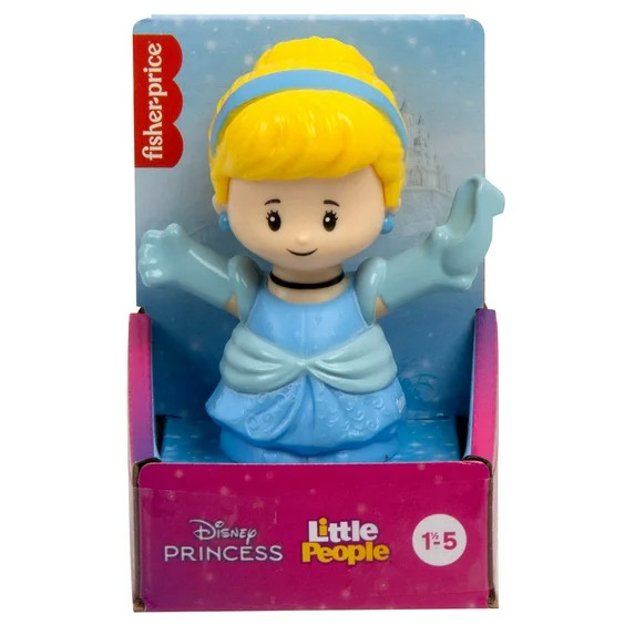 Disney Princess Cinderella Little People Single Character Figure Toddler Toy for Pretend Play | Walmart (US)