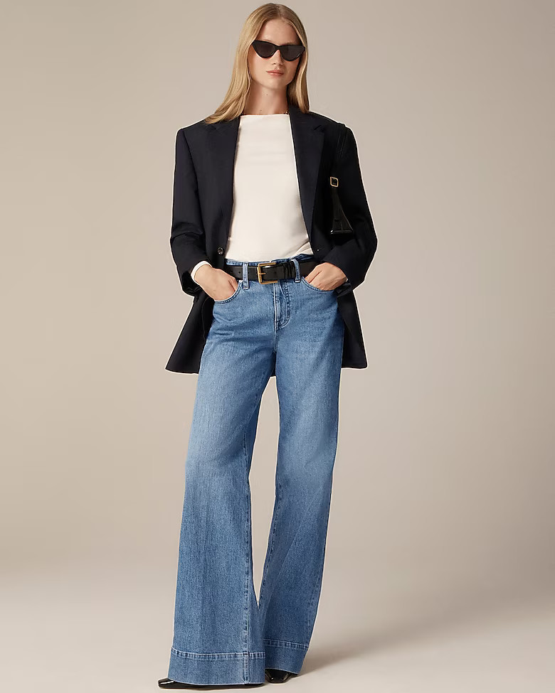 Lower-rise denim trouser in 1996 semi-stretch | J. Crew US