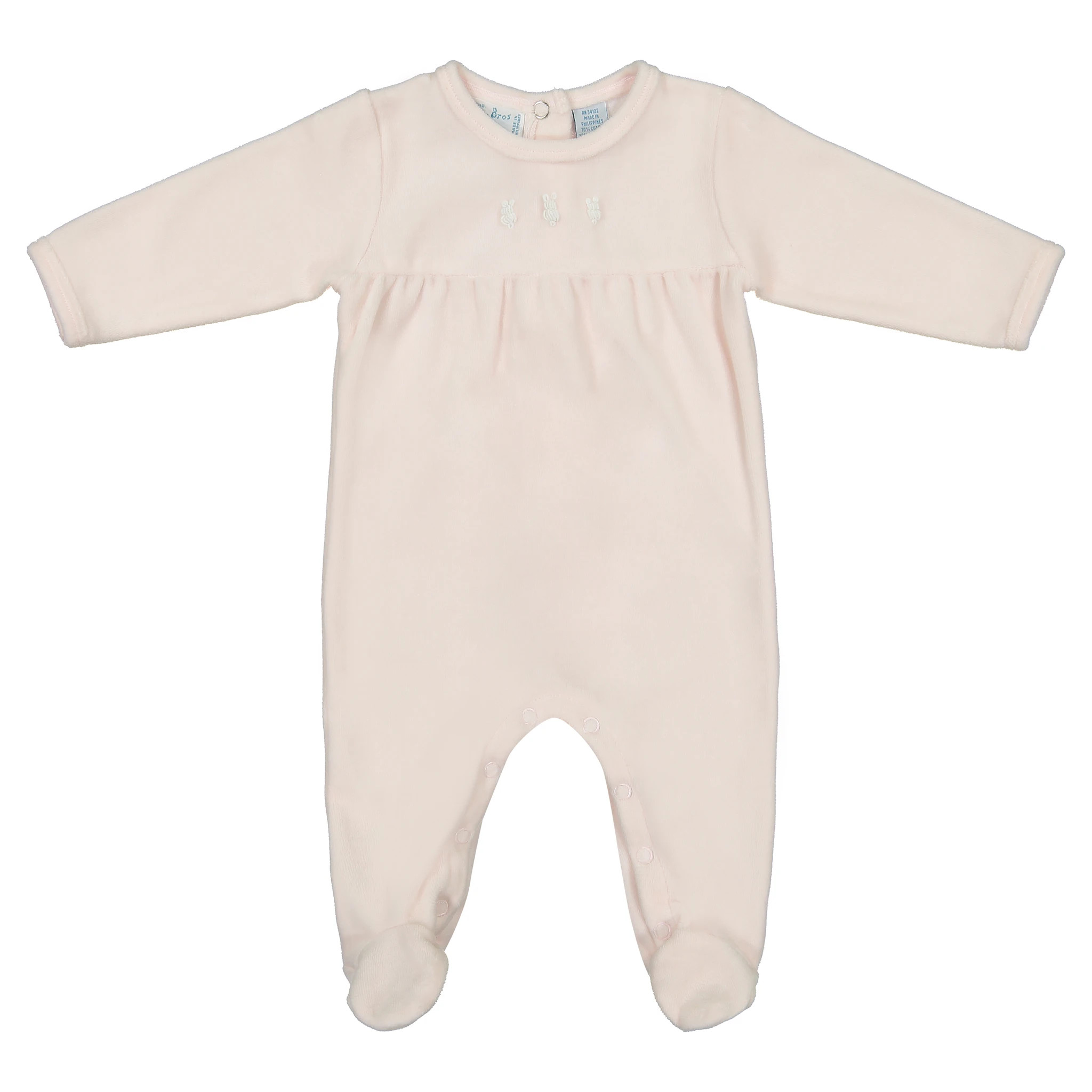 Velour Bunny Romper | Feltman Brothers