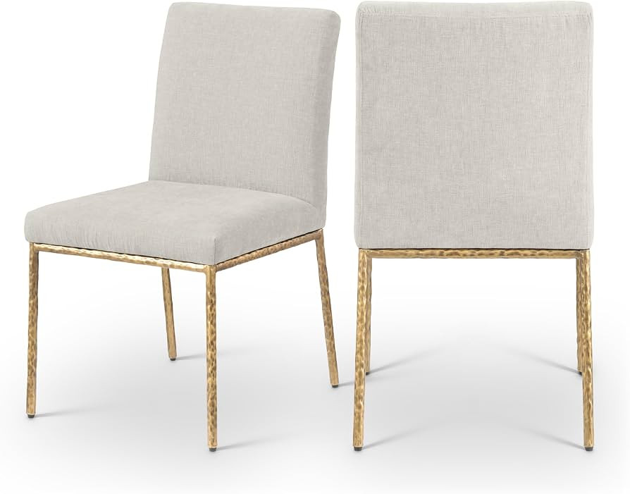 Meridian Furniture 11002Cream-SC Reeves Collection Modern | Contemporary Dining Side Chair with S... | Amazon (US)