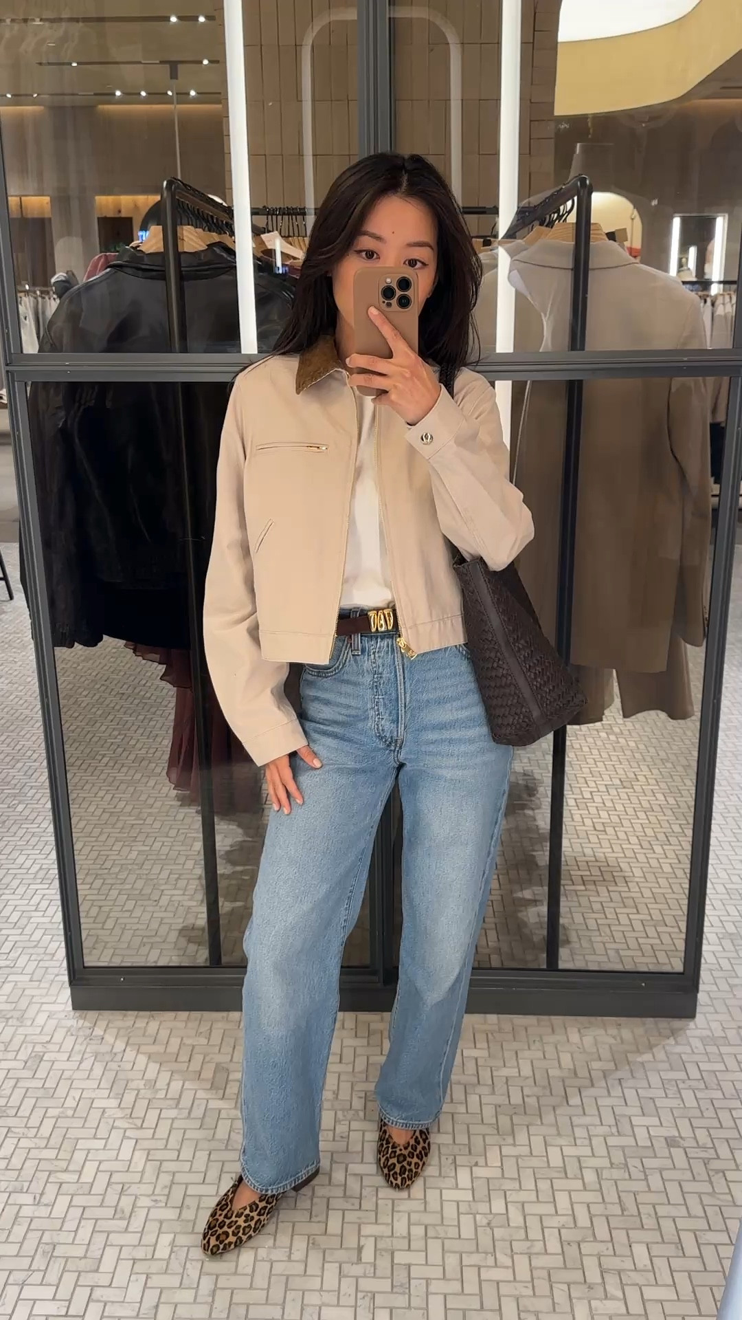 Aritzia spring jacket try on. On a mission to find the best utility / barn style jacket for me and this was super cute! The aritzia jeans linked in size 24 are also an amazing fit on me as full length jeans. 

• Barkley Lightweight Workwear Jacket in marcona beige xxs
Unlined cotton 

• Everlane box cut tee xs 

• Levi's jeans 24x27 - if you find the ribcage to be too high rise , i recently  got the aritzia Farrah high rise wide crop jean and they’re amazing as a full length jean for petites (linked)

• sezane flats 

The aritzia 90s so soft trucker jacket linked is also a great alternative to the Levi’s one if you’re very petite - Levi’s no longer comes in xxs so the aritzia one fits a little smaller snd the “so soft “ denim is lighter weight with drape

#LTKPetite #LTKSeasonal #LTKStyleTip