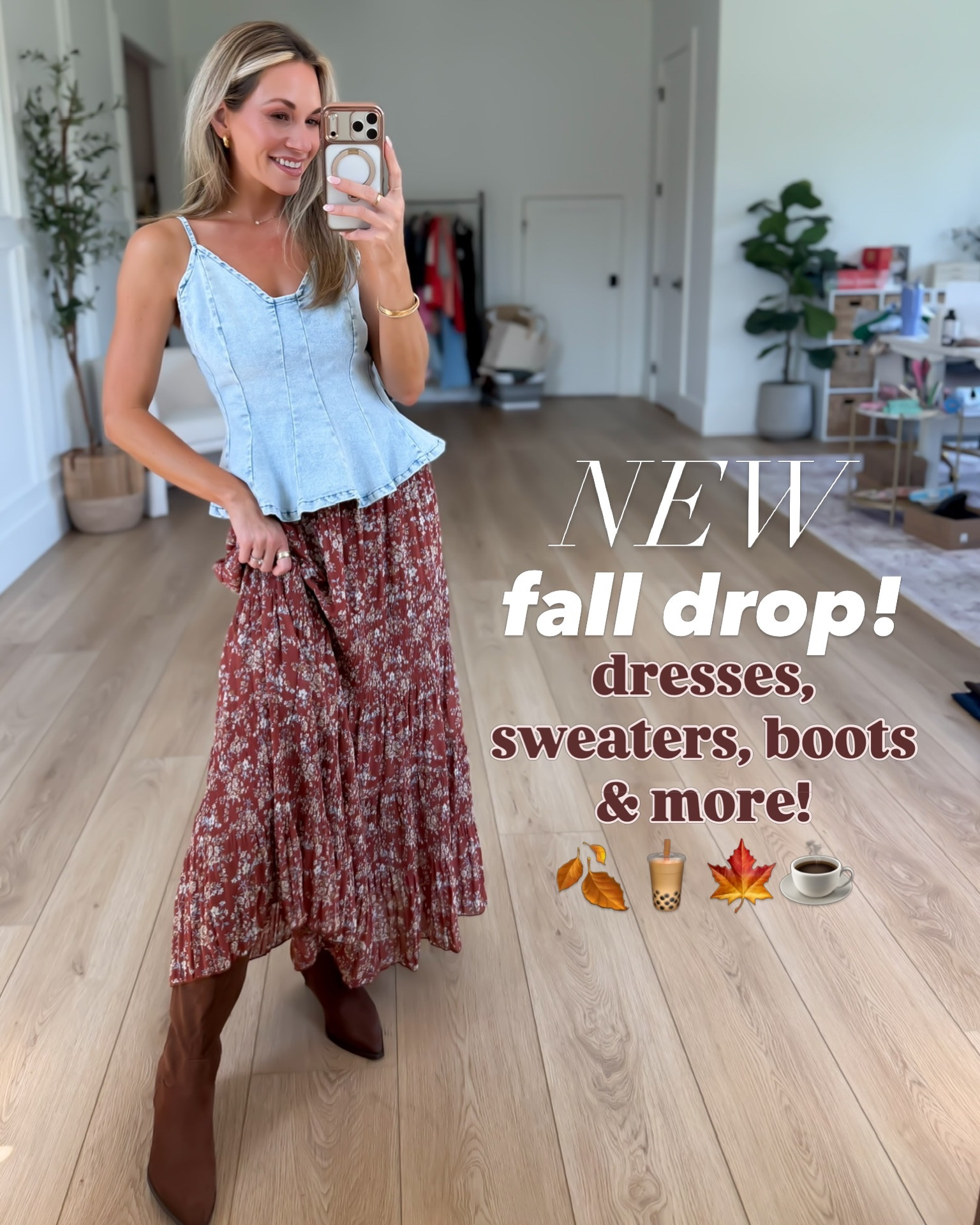 New FALL Drop 🍂 that have me so ready to wear all the fall things! Flowly light weight dresses, stretchy denim, my fav boot socks, Sherpa vest, skirts, pullovers, sweaters & more!

#LTKSeasonal #LTKootd