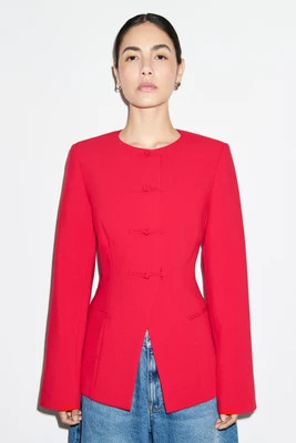 Daphne Waisted Knot Blazer | ALIGNE USA