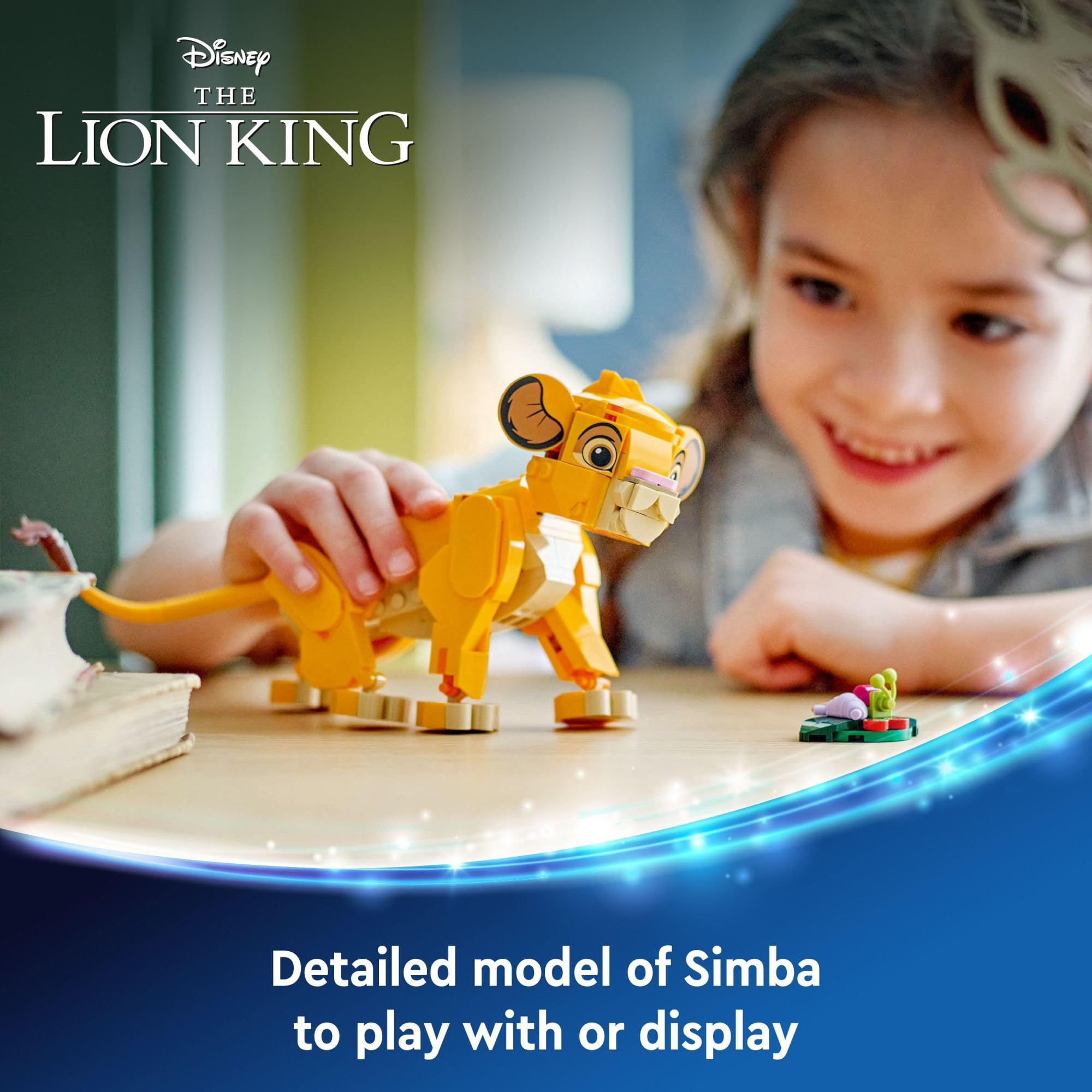 LEGO Disney Simba The Lion King Cub Building Toy - Collectible Play & Display Set - 6 Year Old Gi... | Amazon (US)