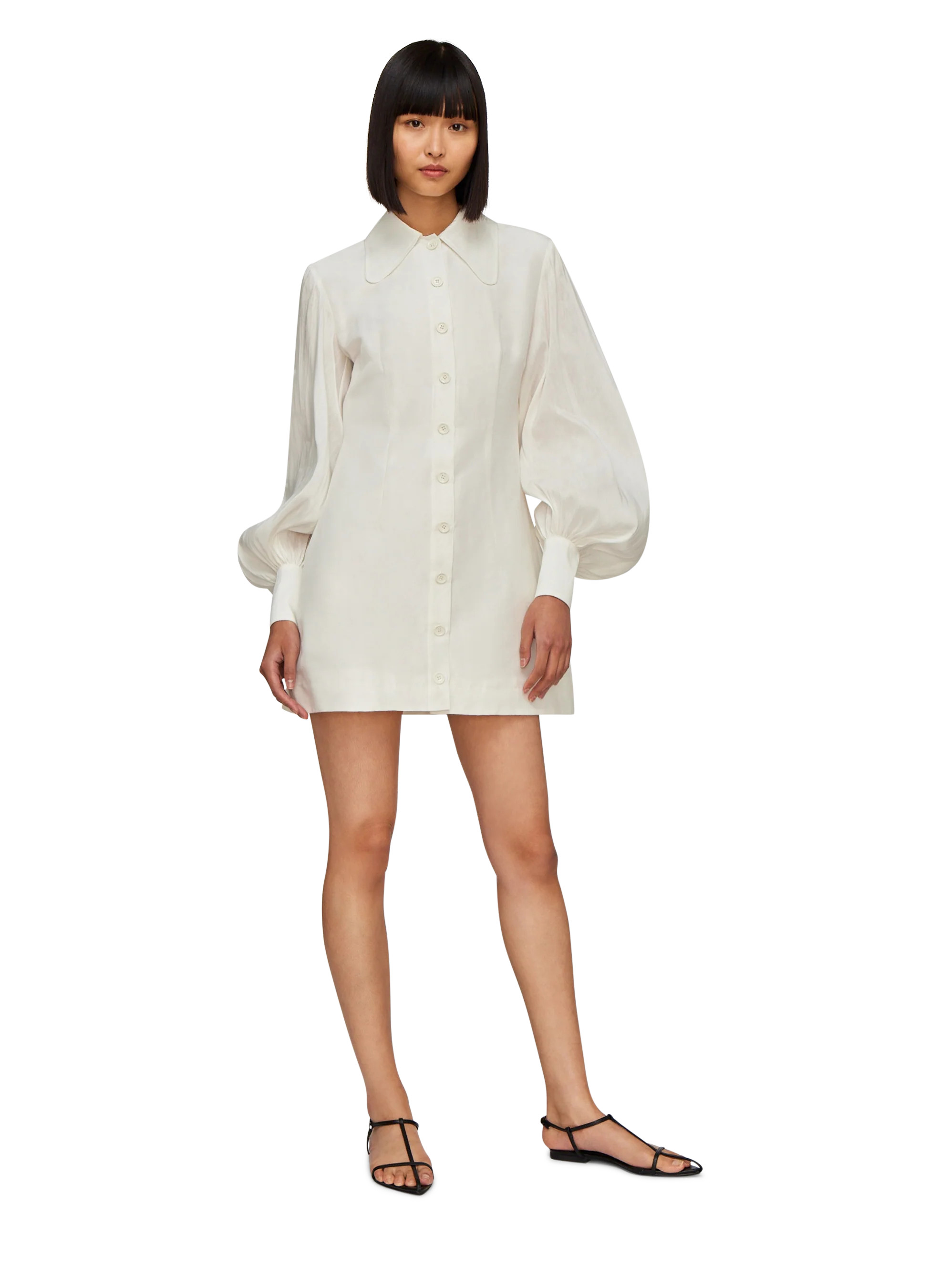 The Fields Linen Mini Dress | LEO LIN