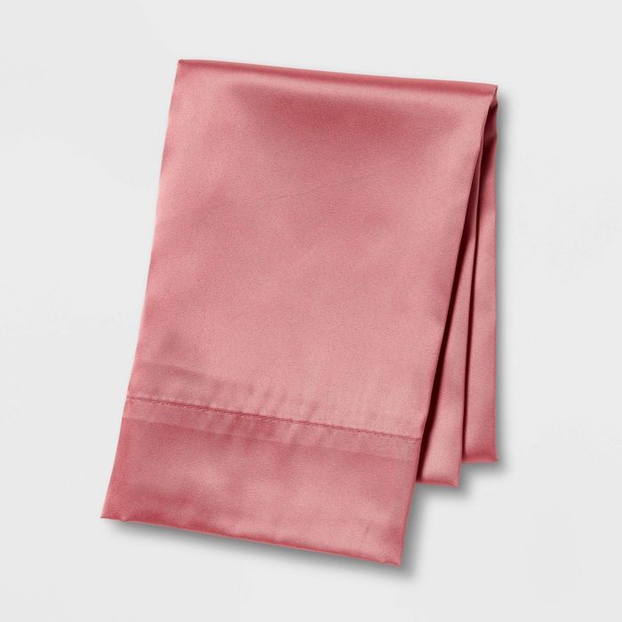 Standard Satin Solid Pillowcase - Room Essentials™ | Target