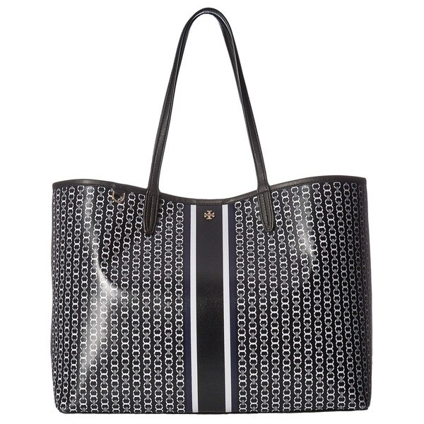 Tory Burch Gemini Link Black Tote Bag | Bed Bath & Beyond