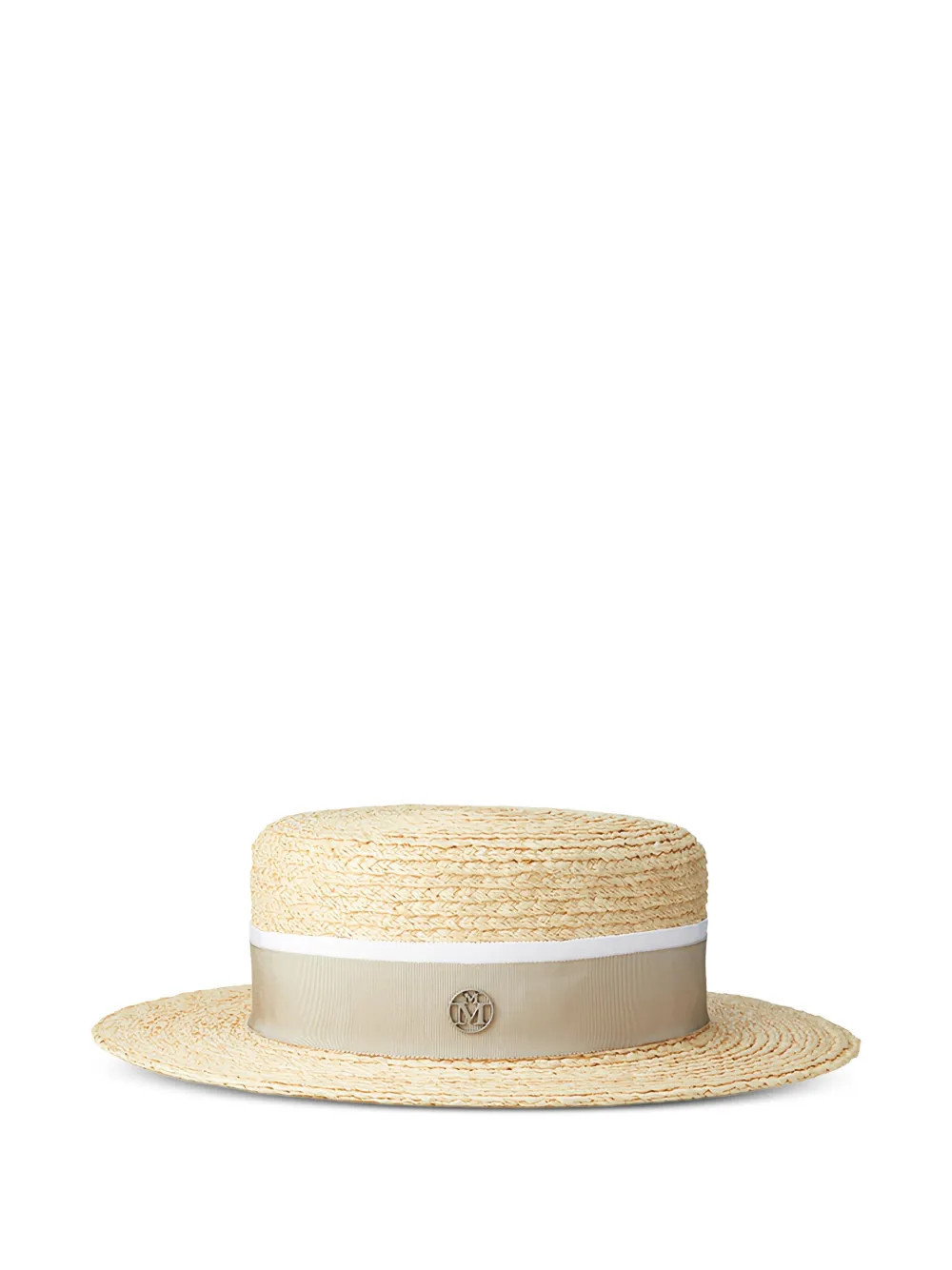 Maison Michel Kiki ribbon-detailed hat - Neutrals | Farfetch Global