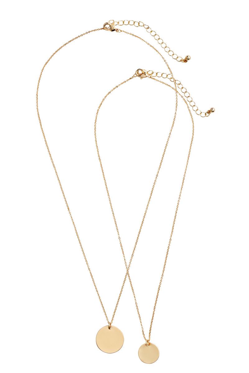 H&M 2-pack Necklaces $7.99 | H&M (US)