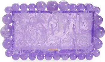 Eos Beaded Acrylic Box Clutch | Nordstrom