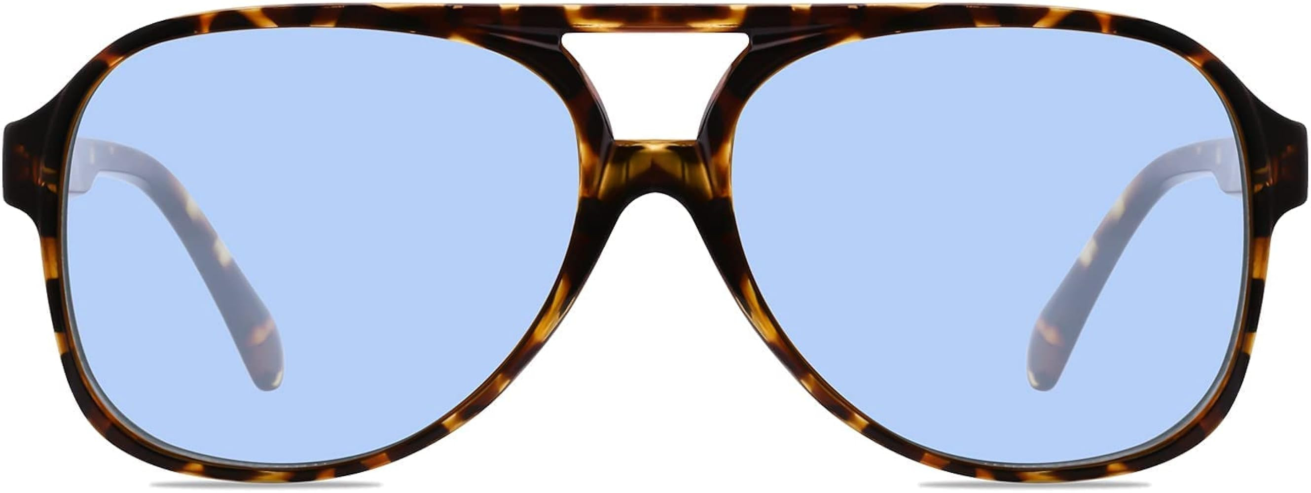 YDAOWKN Classic Vintage Aviator Sunglasses for Women Men Large Frame Retro 70s Sunglasses UV400 | Amazon (US)