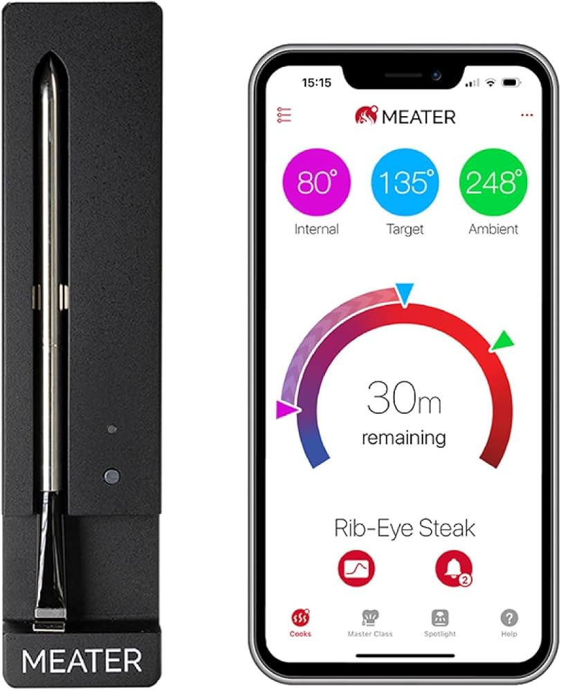 MEATER SE [New]: Smart Bluetooth Wireless Meat Thermometer Digital | 50+ Master Class Recipes in ... | Amazon (US)
