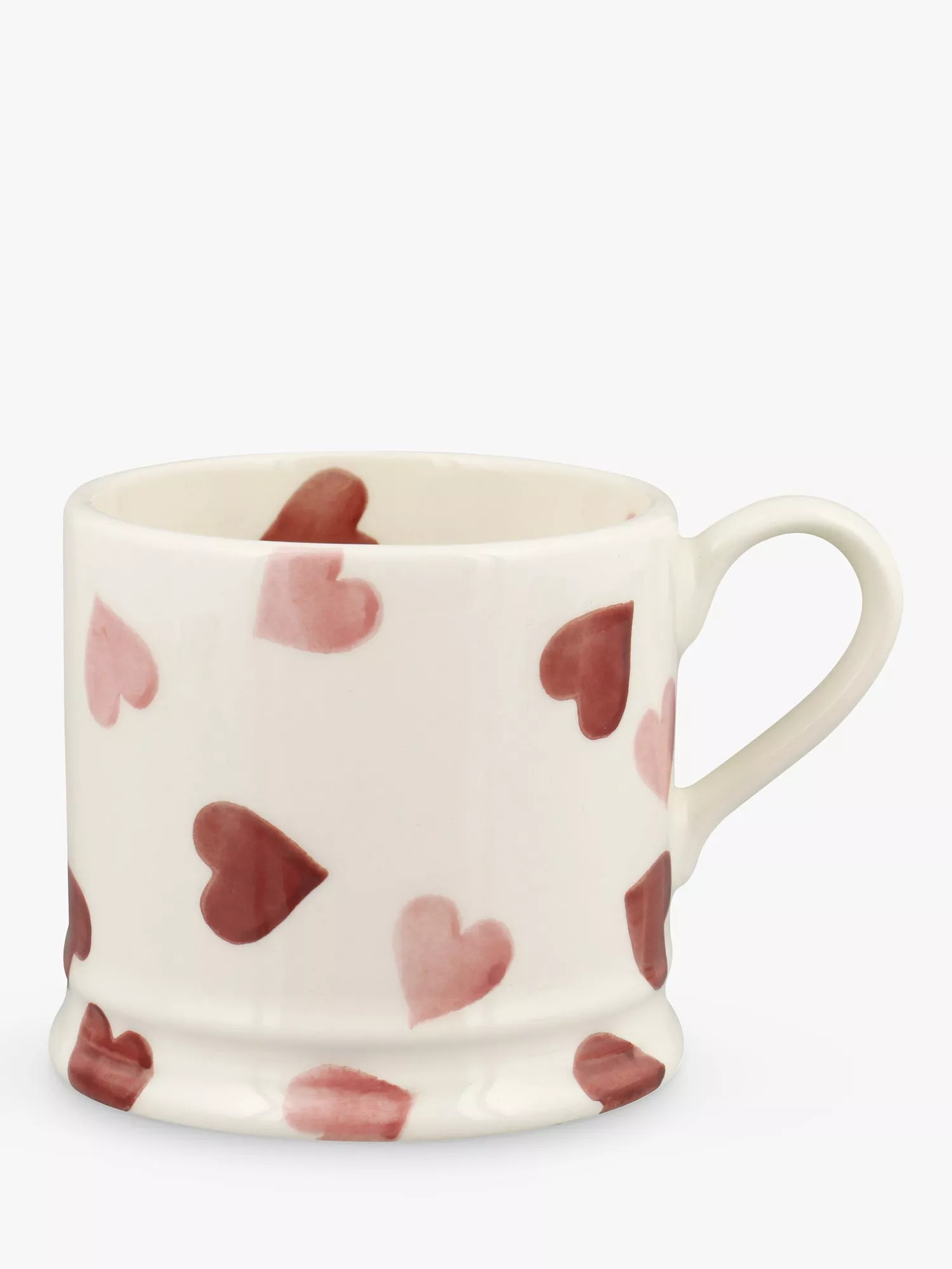 Emma Bridgewater Pink Hearts Small Mug, 175ml, Pink | John Lewis (UK)
