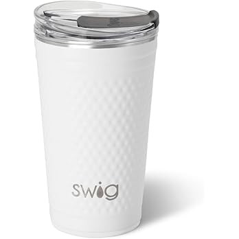 Swig Life 24oz Party Cup, Stackable Insulated Travel Coffee Tumbler with EZ Slider Lid, Cup Holde... | Amazon (US)
