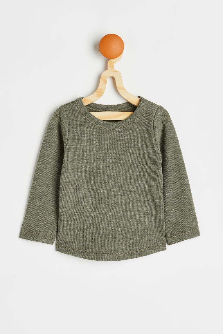 Long-sleeved Wool Top | H&M (US + CA)