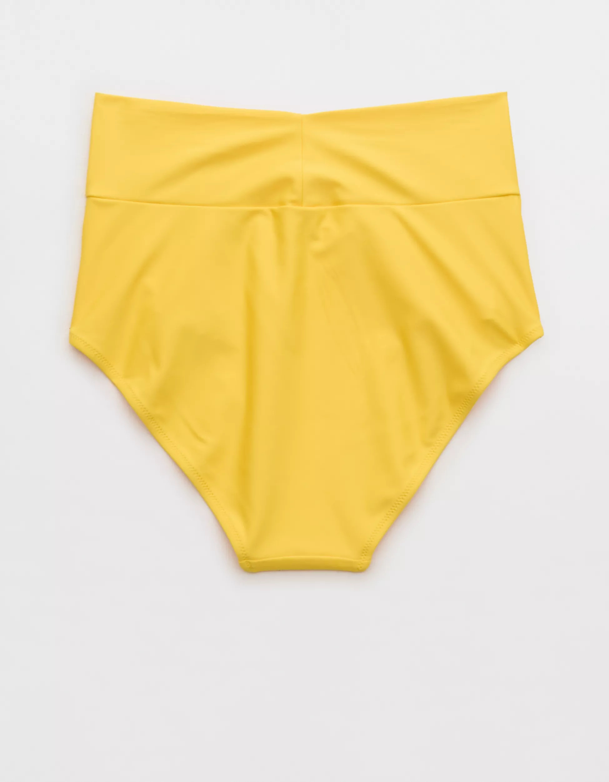 Aerie Ruched High Waisted Full Coverage Bikini Bottom | Aerie