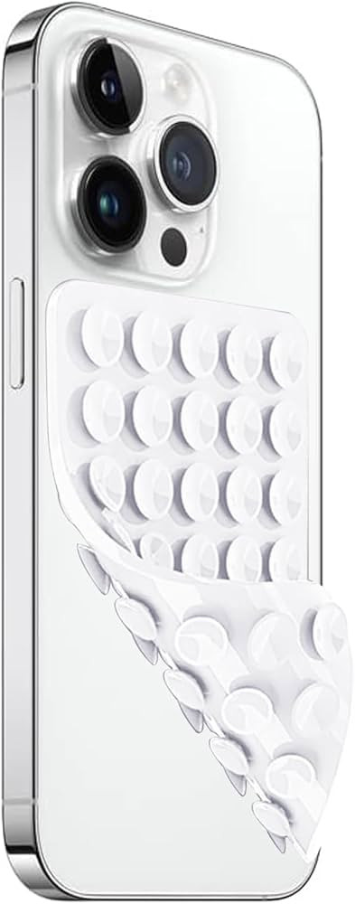 1 Pack Silicone Suction Cup Phone Case Mount Double Sided, Hands-Free Strong Grip Silicon Phone H... | Amazon (US)