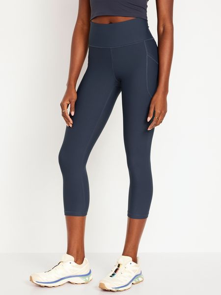 High-Waisted PowerSoft Crop Leggings | Old Navy (US)