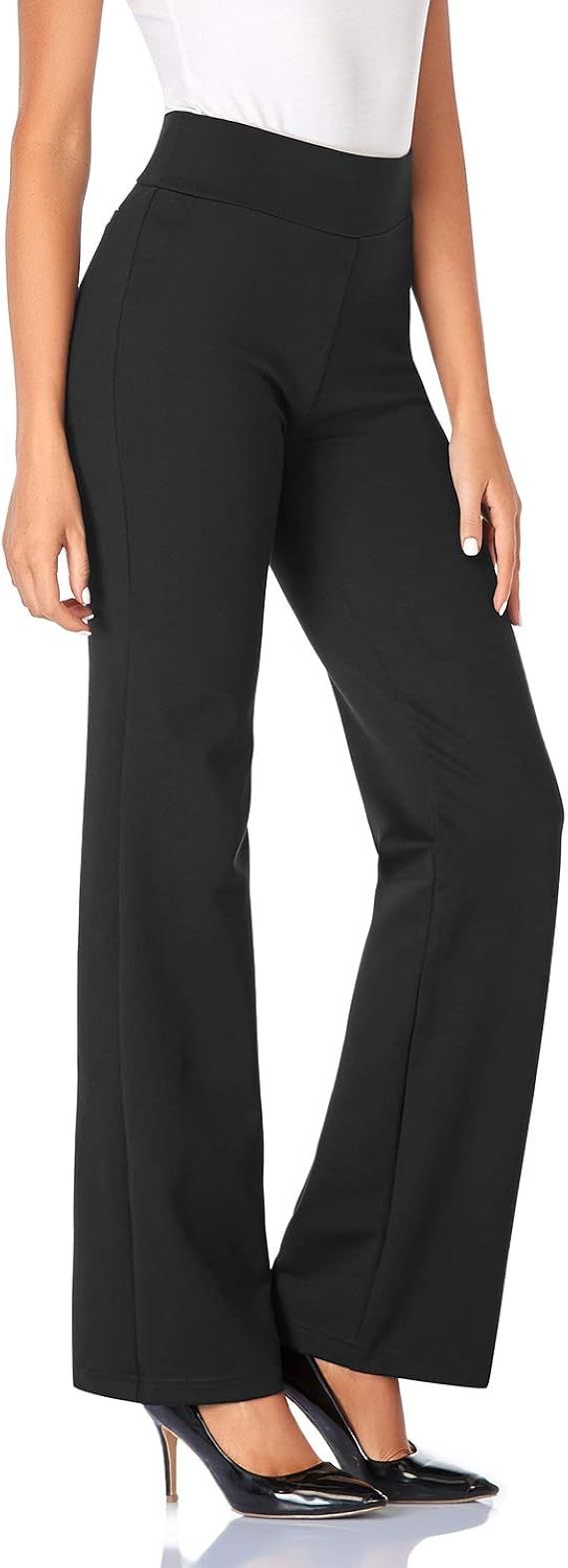 Tapata Women's 28''/30''/32''/34'' High Waist Stretchy Bootcut Dress Pants Tall, Petite, Regular ... | Amazon (US)