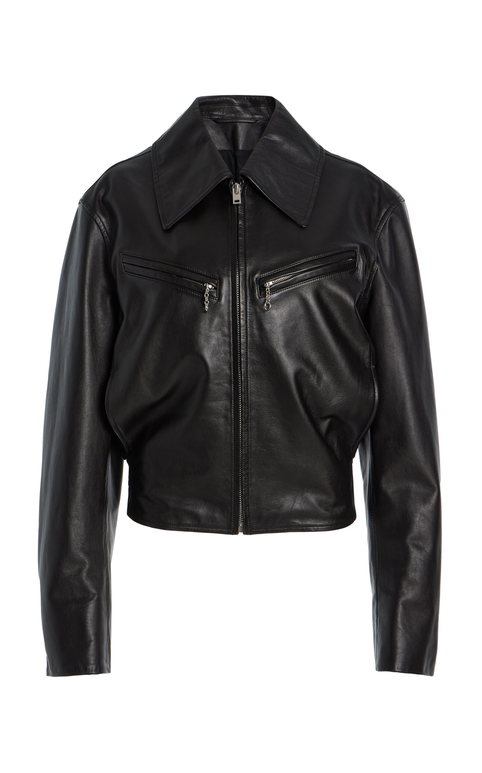 Boxy Leather Jacket | Moda Operandi (Global)