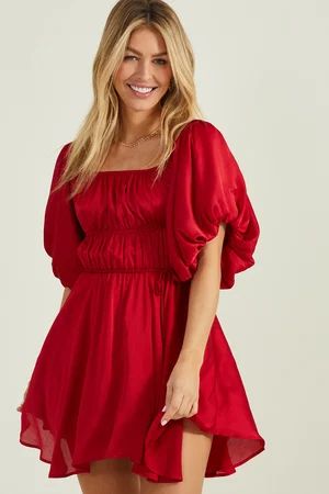 Penelope Puff Sleeve Dress | Altar'd State