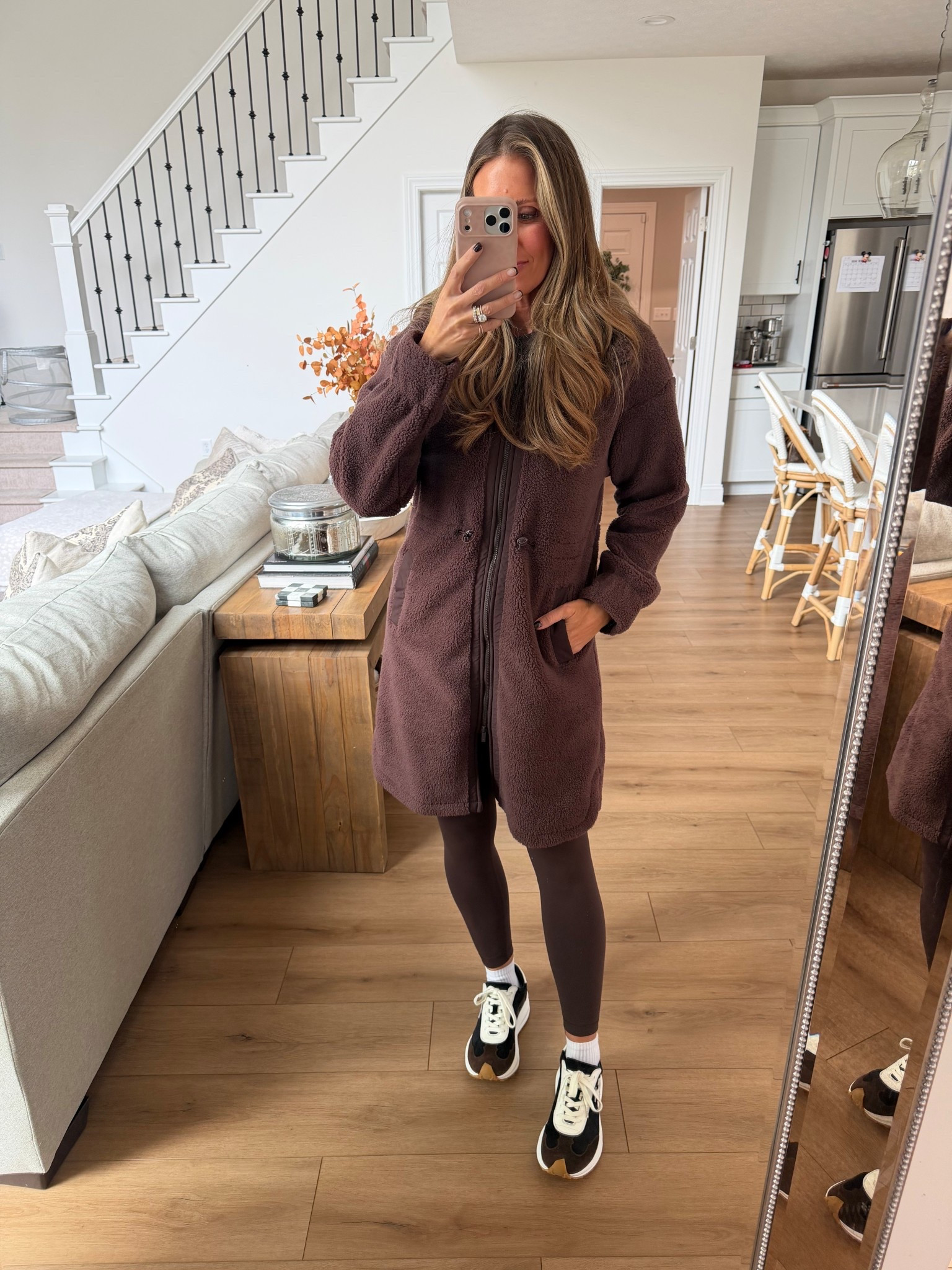 This jacket is a new target arrival. I’m wearing a size small I was able to size down one.

#LTKActive #LTKOver40 #LTKFindsUnder100