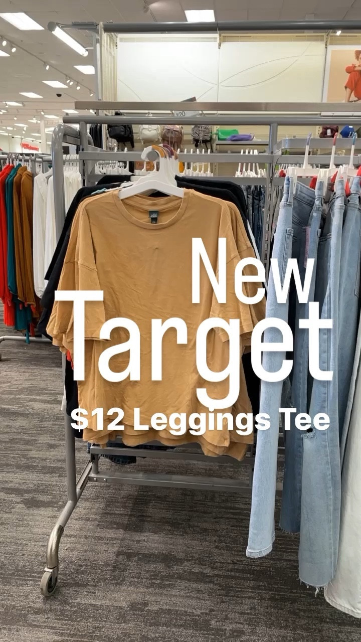 These #target tees are perfect to wear with leggings! Remind me of the aerie oversized boyfriend tees. $12 — give me all the colors ✨ comment, dm or check stories for links ✌️ 
.
#targetstyle #targetfinds #targetfashion #sharemytargetstyle #leggings #momstyle #styleover30 

#LTKstyletip #LTKunder50 #LTKsalealert