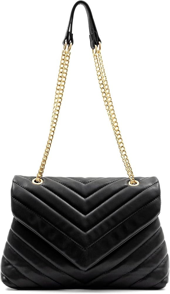 PRETTYGARDEN Women’s Fashion Crossbody Bags Lightweight Adjustable Chain Strap Quilted Designer... | Amazon (US)