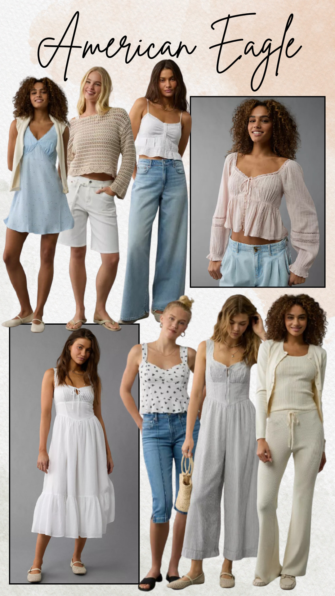 American Eagle Finds

ltkfindsunder100 / ltkfindsunder50 / ltkmidsize / ltkplussize / ltkmostloved / ltkgiftguide / ltkworkwear / American eagle / ae / a e / American eagle sale / sale / sale alert / aerie / aerie sale / American eagle finds / American eagle dress / American eagle top / tank top / dress/ corset dress / jumpsuit / striped jumpsuit / corset jumpsuit / lounge wear / lounge pants / matching set / matching sets / lounge set / lounge sets / midi dress / mini dress / silk dress/ satin dress / flowy top / knit top / sweater / American eagle sweater 

 #LTKSeasonal #LTKSaleAlert #LTKStyleTip