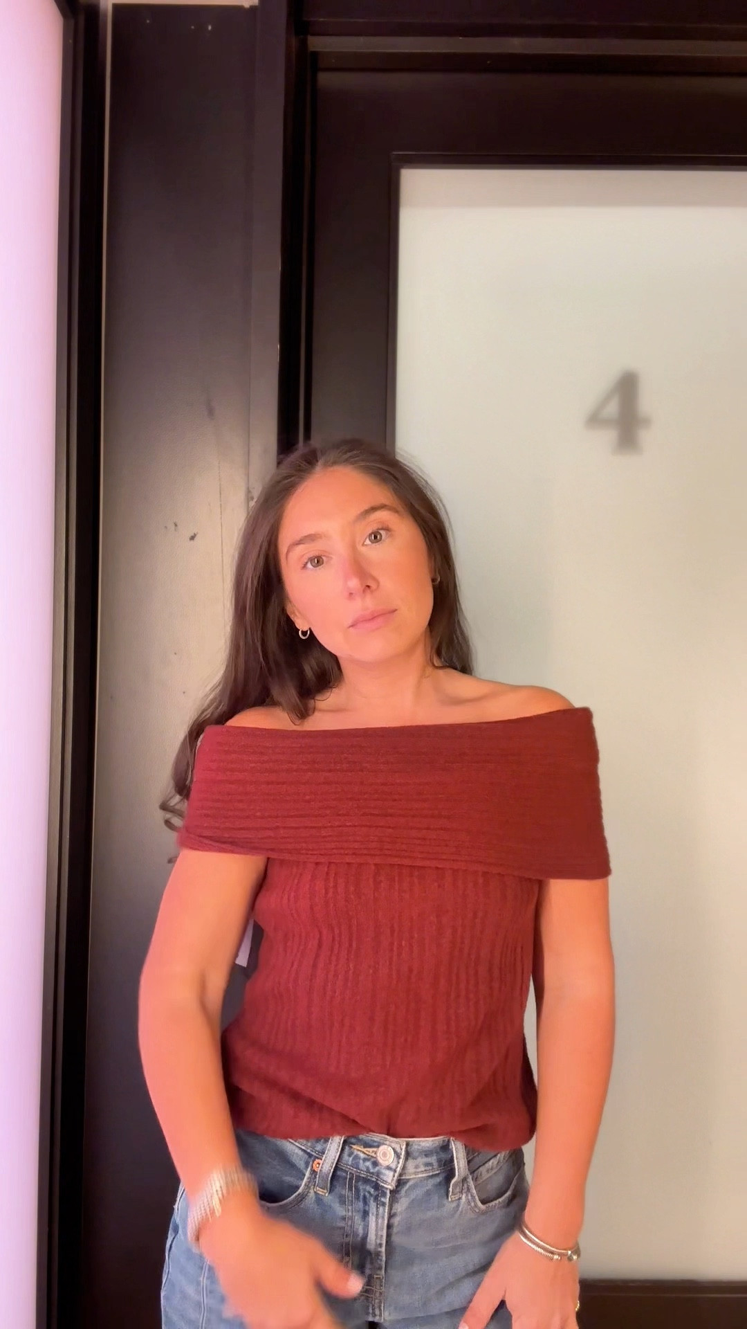 Loving this soft & flattering off the shoulder top from Abercrombie! Wearing size Small here 

#LTKSaleAlert #LTKPetite #LTKFindsUnder50