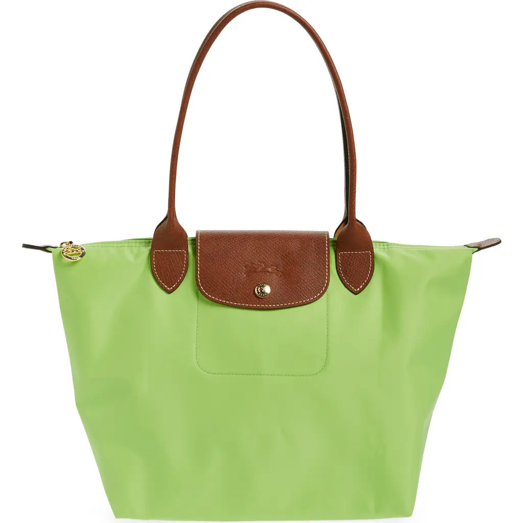 Longchamp Medium Le Pliage Nylon Shoulder Tote in Green at Nordstrom | Nordstrom