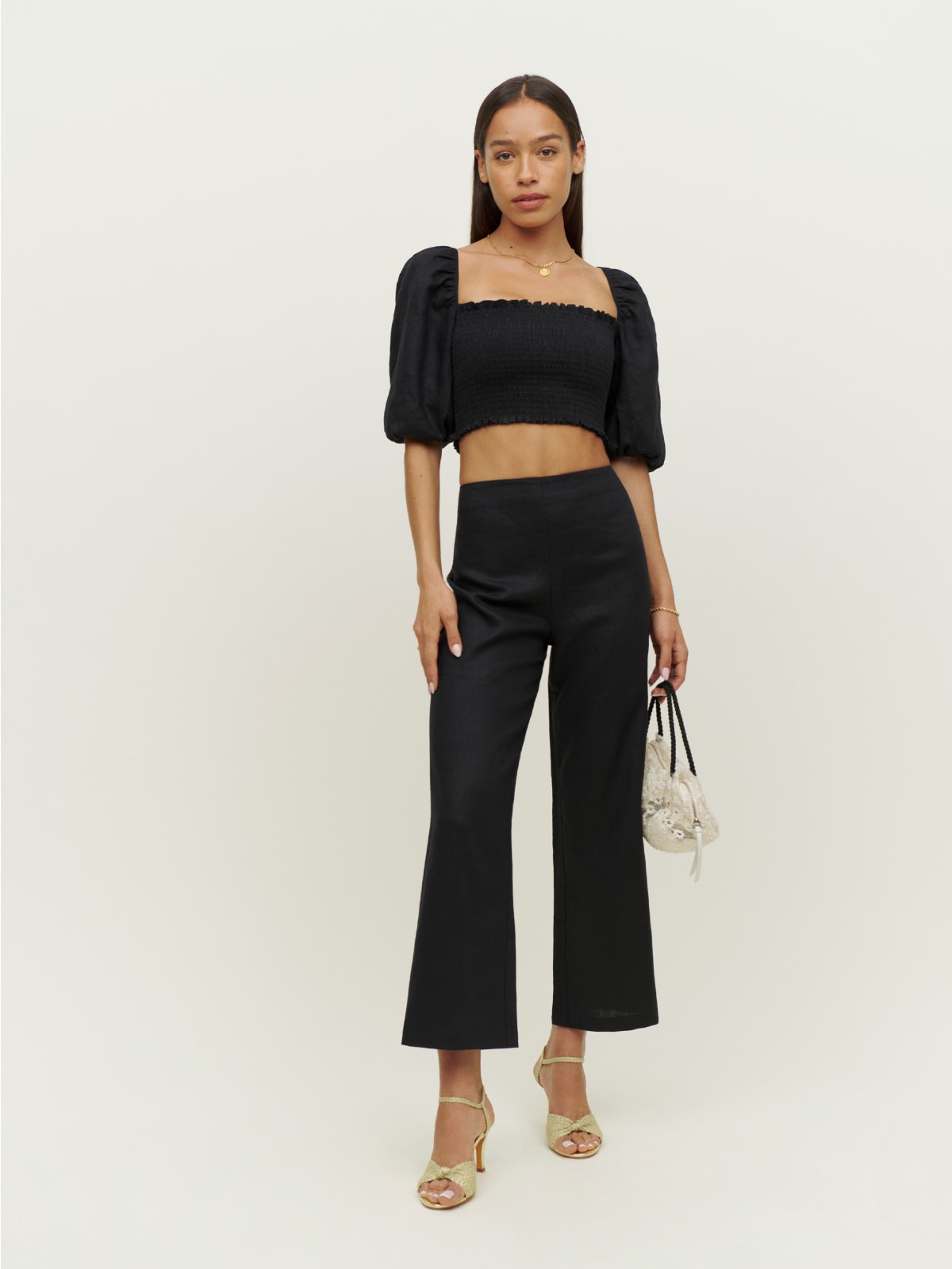 Scarlett Linen Two Piece | Reformation (Global)
