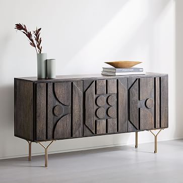 Pictograph Buffet - Carbon | West Elm (US)