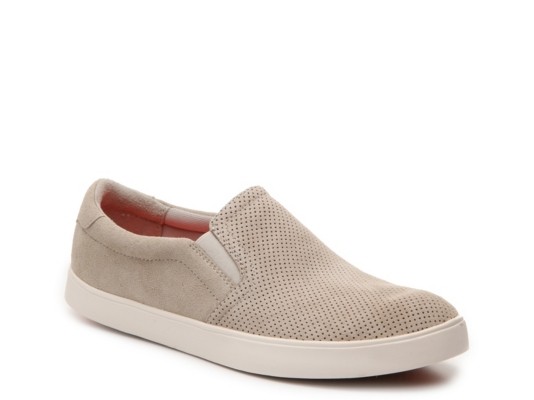 Women's Dr. Scholls Madison Slip-On Sneaker - Beige Faux Suede | DSW