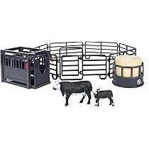 12-Piece Ranch Set - 1:20 Scale - Farm Toy Set - Proprietary Blend of Plastic - Durable & Lifelike - | Amazon (US)